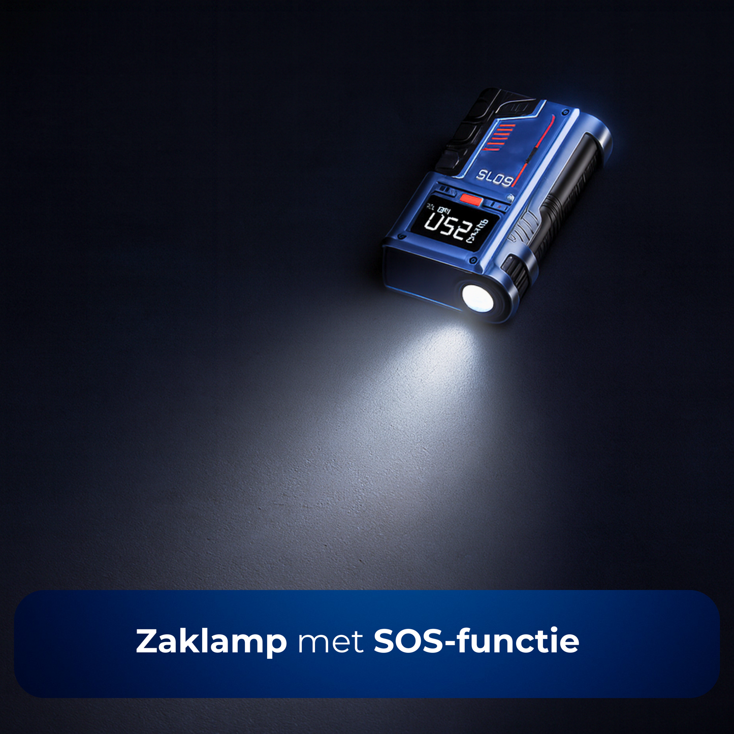 Aerivox™  | 4-in-1 Jumpstarter met Luchtcompressor, Powerbank & Zaklamp